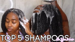 MY TOP 5 SHAMPOOS FOR TYPE 4 LOW POROSITY HAIR 2022  Rayanne Samantha [upl. by Leroy]