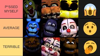 We Ranked EVERY FNAF JUMPSCARE In A Tier List [upl. by Croner]