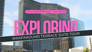 The Cosmopolitan Las Vegas  Wraparound Terrace Suite Room Tour lasvegas roomtour [upl. by Etnoj]