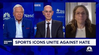 Teaming up against antisemitism Sports icons unite against hate [upl. by Ecirtac]