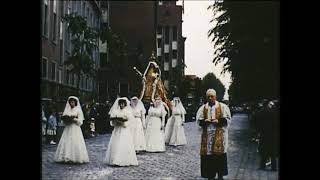 De Heilig Bloedprocessie tweede zondag van Hoogstraten in 1958 [upl. by Shepley164]