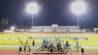 TWHS Marching Band amp Color GuardA Walk In New Orleans at the Tulare Band Showcase 11424 [upl. by Myrlene910]