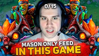 MASON ONLY FEED IN THIS GAME he is a BATRIDER [upl. by Philis]