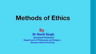 Methods of Ethics Part 2 [upl. by Ahcsas]