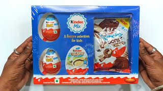 Kinder Joy Mix Surprise and Chocolate Box Unboxing  Kinder Mix Pack Review  Surprise Egg [upl. by Anotyal101]