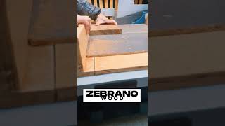 ZEBRANO wood shorts zebranowood wood mwlounge woodworking like [upl. by Dehsar]