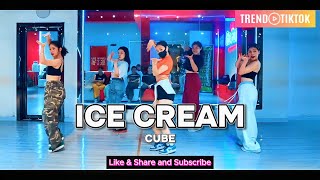 Blackpink  Ice Cream  CUBE Choreography [upl. by Aehcim580]