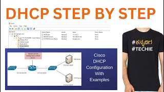 DHCP  STEP BY STEP CONFGURATION [upl. by Latnahs]