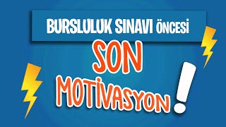 Bursluluk Sınavı Öncesi Son Motivasyon 💪 [upl. by Deeann]