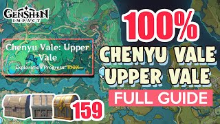 How to Chenyu Vale Upper Vale 100 FULL Exploration ⭐ Chenyu Vale ALL CHESTS【 Genshin Impact 】 [upl. by Ambrosio]