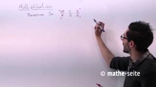 Brüche multiplizieren so geht die Multiplikation von Brüchen richtig Beispiel 3  B0204 [upl. by Hoagland871]