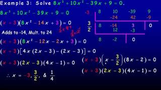 Solving Polynomial Equations [upl. by Gulgee]