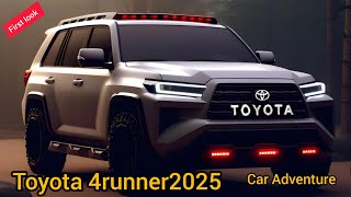 Finally REVEAL 2025 Toyota 4runner Redesign  FIRST LOOK Car Adventure [upl. by Agnimod919]