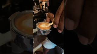 Cappuccino 🥰❤ barista coffee coffeart cafe best food cappuccino latte Barista Asi 🇱🇰 [upl. by Kecaj]