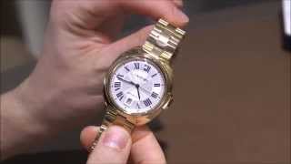 Clé de Cartier Watch HandsOn  aBlogtoWatch [upl. by Marala]