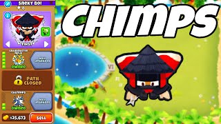 Simple Chimps Strategy For Polyphemus Chimps in Bloons TD 6 [upl. by Pandich]