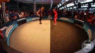 Belgian Panna Championship 2014 Girls Final Aleksandra vs Alejna victory with panna [upl. by Akimas]