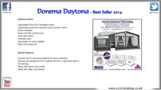 Dorema Daytona 2015 Touring Caravan Awning [upl. by Seraphim817]