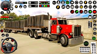 350 auto truck transport loading oil game  truck oiler transport duty games [upl. by Eneluj]