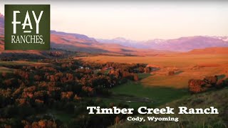 Wyoming Ranch Property  Timber Creek Ranch  Cody WY  Fay Ranches [upl. by Biddle733]