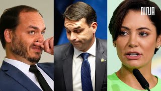 🔥CLÃ BOLSONARO EM DESESPERO🔥Flávio quitou mansão numa tacada🔥Carlos e Michelle pegos na rachadinha🔥 [upl. by Nodnalb]