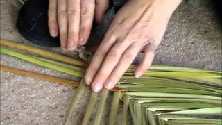 Wahakura weaving step by step part one [upl. by Nairbo]