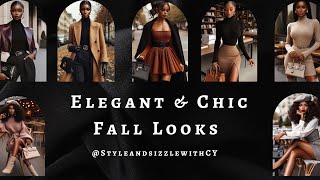 Elegant amp Chic Fall Looks [upl. by Zeret]