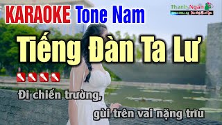 Tiếng Đàn Ta Lư Karaoke  Tone Nam Dễ Hát  Karaoke Nhạc Sống Thanh Ngân [upl. by Alejandro]