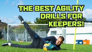 3 SPEED AND AGILITY DRILLS FOR GOALKEEPERS TO GET QUICKER 🚀  KitLab [upl. by Milka]