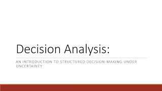 taglish Decision Analysis [upl. by Drahsar]