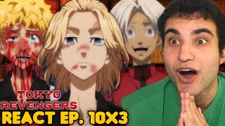 MIKEY CHEGOU IZANA VS MIKEY  React Tokyo Revengers EP 10 Temporada 3 [upl. by Aneled]