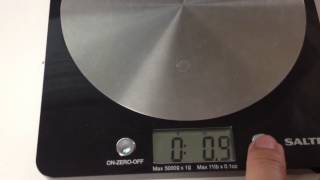 Salter Slim Design Electronic Platform Kitchen Scale [upl. by Goff268]