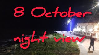 8 October night view digha beach live 🏖️🌊digha live [upl. by Rhett]