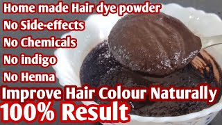 100 Natural Hair Dye  Hair Colour Without Any Side Effects And Chemicals  Best Hair Dye [upl. by Brnaba]