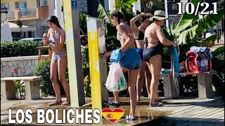 LOS BOLICHES FUENGIROLA MALAGA SPAIN BEACH WALK OCTOBER 2021 Latest Beach Walk In Spain 2021 4K [upl. by Waal]