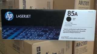 HP Toner Cartridge CE285A black  85A [upl. by Murphy]