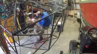 Wag Aero 22 fuselage welding [upl. by Lavinia889]