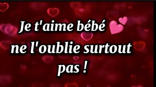 message damour touchant pour lui 💗 [upl. by Chemush516]