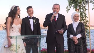 Cumhurbaşkanı Erdoğan Mesut Özilin Nikah Şahidi Oldu [upl. by Aela366]