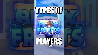 types of ROBLOX blox fruits players [upl. by Esinehs]