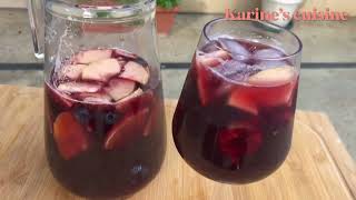 Comment Faire une Sangria sans Alcool Facile Karine’s cuisine [upl. by Eannej172]