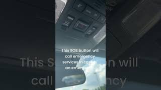 The SOS button in your vehicle connects you directly to 911 in case of an emergency toyota [upl. by Chasse]