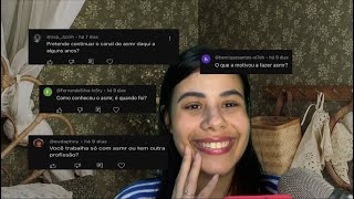 ASMR Respondendo perguntinhas 📝⁉️ [upl. by Lleksah233]