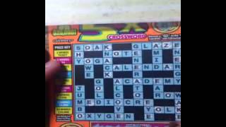 5x Crossword Scratchers  Day 1 [upl. by Kenney]