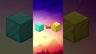 💎Diamond Block VS Minecraft Blocksminecraft gold shorts [upl. by Refotsirc]