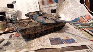 Weathering The MENG 135 Leopard 2A7 [upl. by Rehc189]