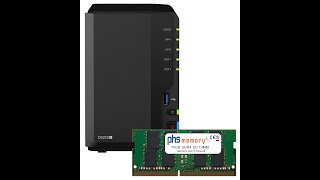 Synology DS220  RAM upgrade  Arbeitsspeicher auf 18GB erweitern  overRAMing [upl. by Summer]