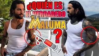 MALUMA de ESPAÑA ANALIZA los TATUAJES de MALUMA de COLOMBIA ❤️‍🩹 [upl. by Labana]