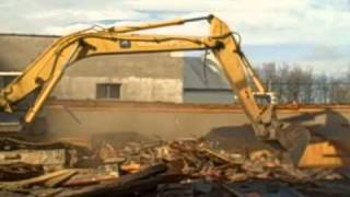 Murphys Bar and Grill demolished after 100 years in Barryton [upl. by Osicran]