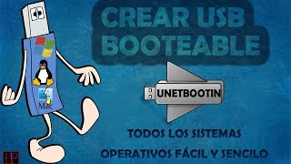 Como Crear una Usb Live de arranque con Unetbootin [upl. by Llenwad]